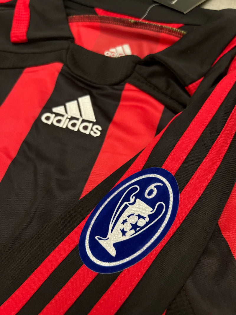 Camisa Retrô AC Milan Manga Longa 2006/07 Home