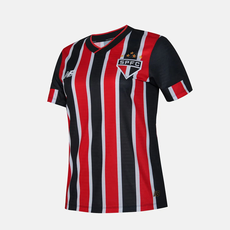 Camisa Feminina São Paulo ll 2024/25 Tricolor - Modelo Baby Look