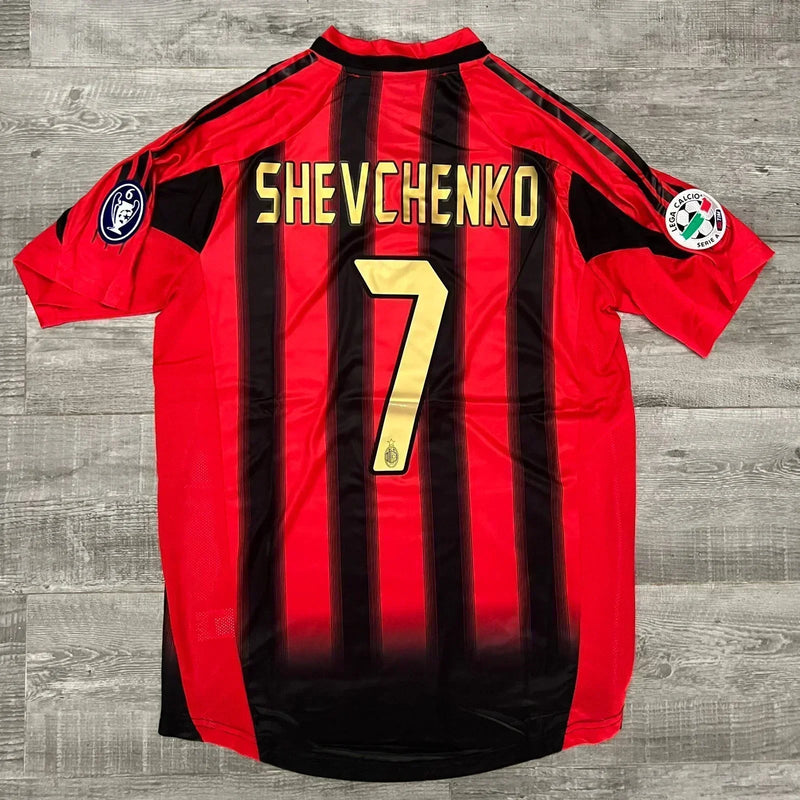 Camisa Retrô AC Milan 2004/05 Home