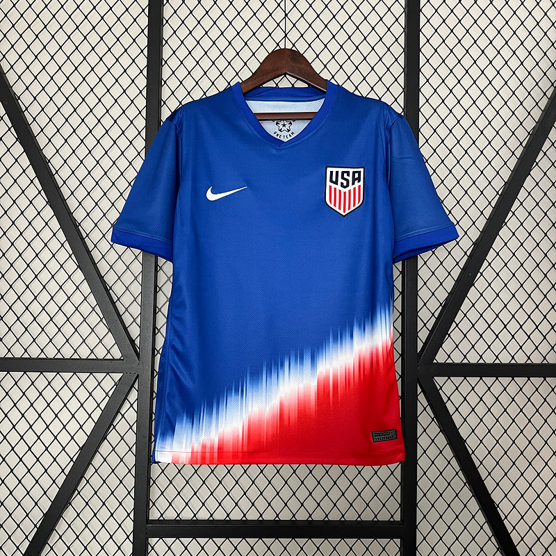 Camisa Seleção Estados Unidos ll 2024/25 Azul - Modelo Torcedor