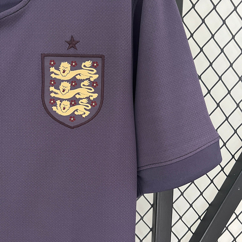 Camisa Seleção Inglaterra ll 2024/25 Roxa - Modelo Torcedor