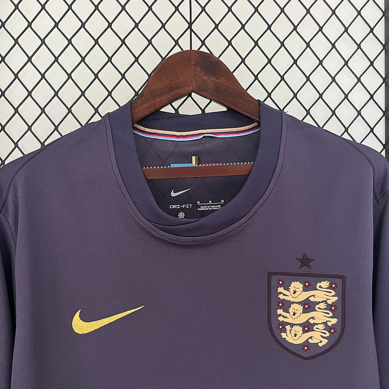 Camisa Seleção Inglaterra ll 2024/25 Roxa - Modelo Torcedor