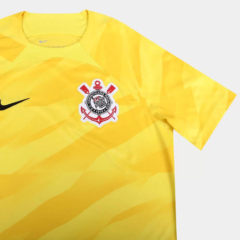 Camisa Corinthians Goleiro 2023/24 Amarela - Modelo Torcedor