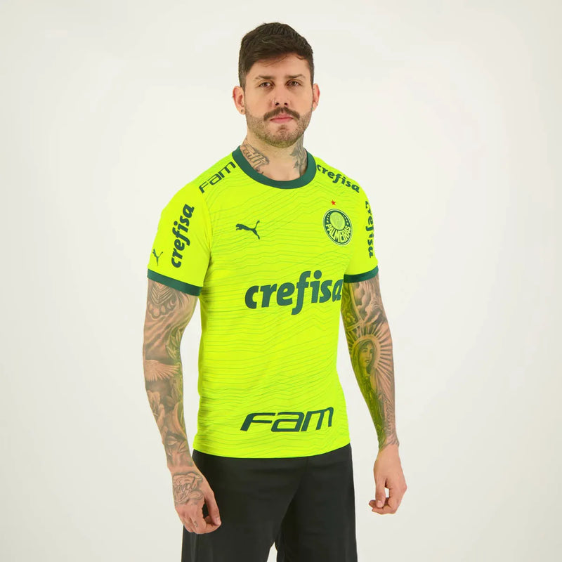 Camisa Palmeiras c/ Patrocínios lll 2023/24 Verde - Modelo Torcedor