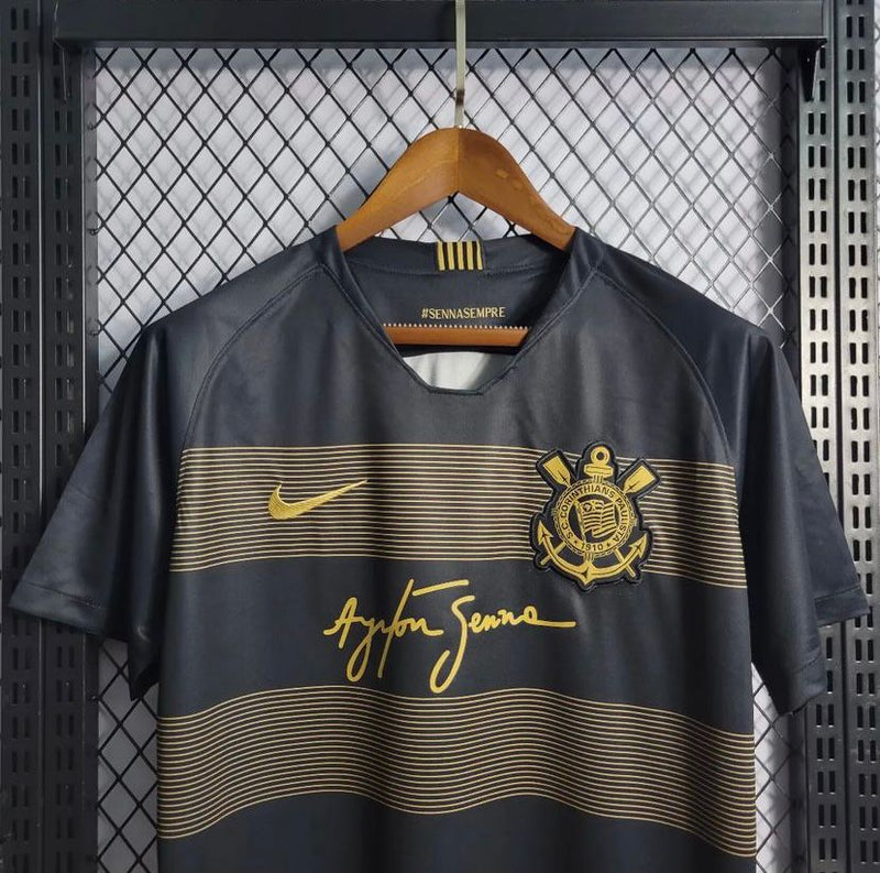 Camisa Retrô Corinthians Ed. Ayrton Senna 2018 Third